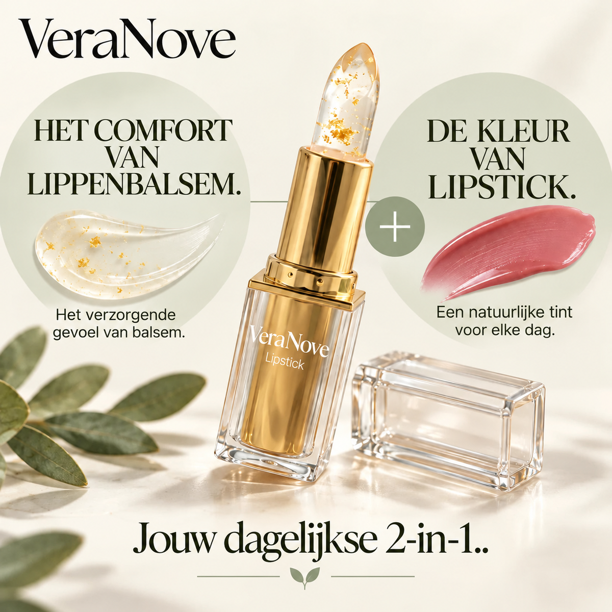 VeraNove lipstick voor rijpere lippen