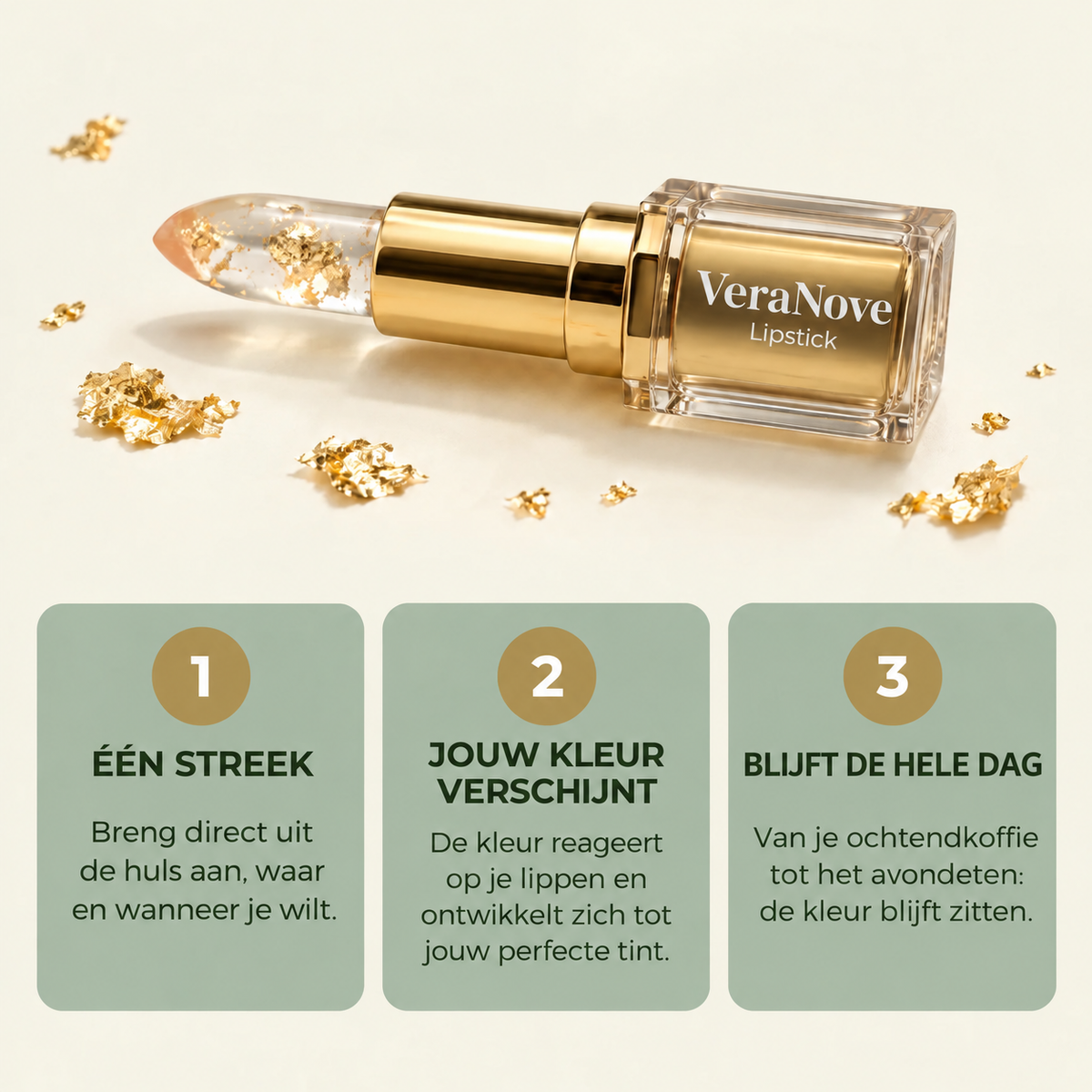 VeraNove lipstick voor rijpere lippen